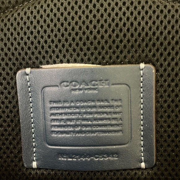 Coach league Yellow Leather Backpack No:L2144-C5342 - Picture 5 of 5